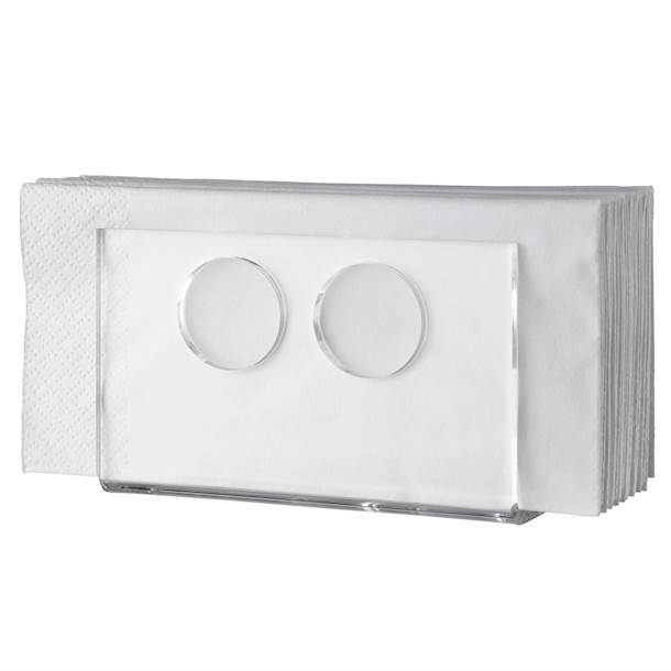 Serviettenhalter klares Acryl