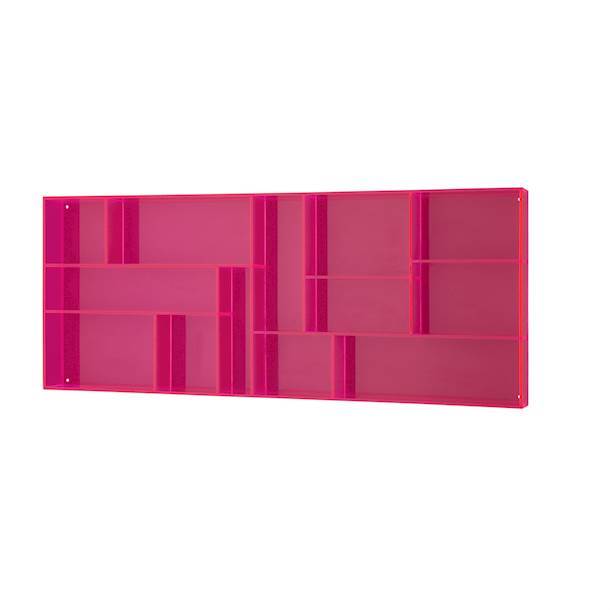 Kleiner Setzkasten pinkes Acryl