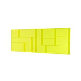 Großer Setzkasten gelbes Acryl