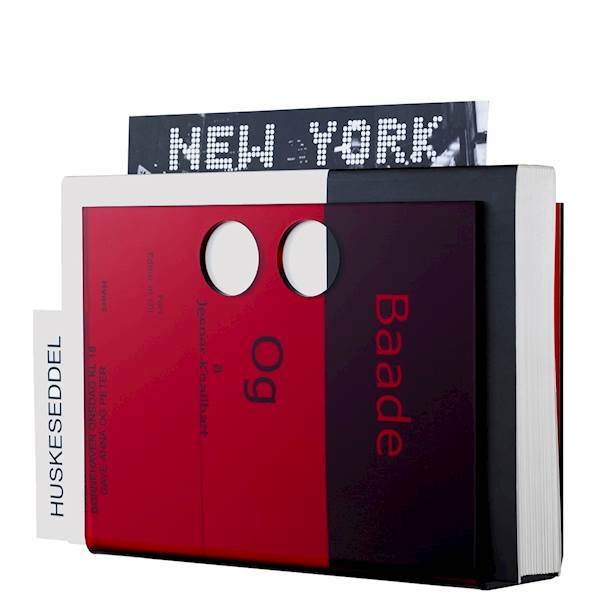 Papierhalter rotes Akryl