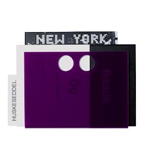 Papierhalter lila Acryl
