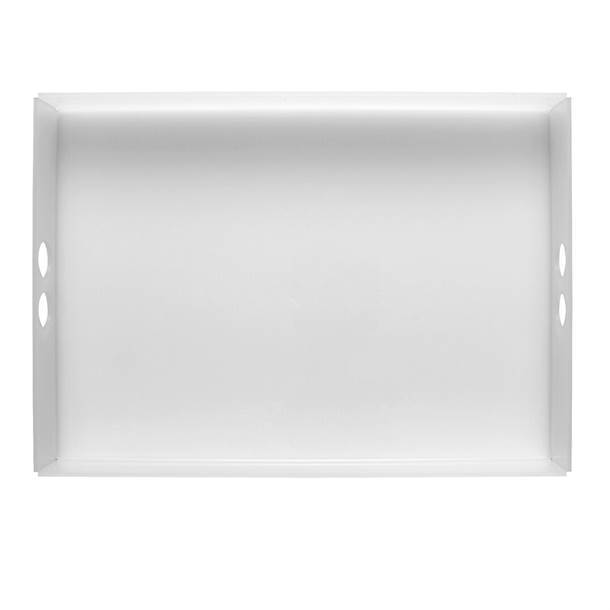 Großes Tablett weißes Acryl