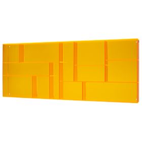 Kleiner Setzkasten oranges Acryl