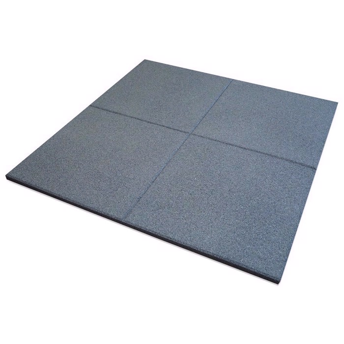 UniSoft Gummifliese Grau 50 x 50 x 3 cm