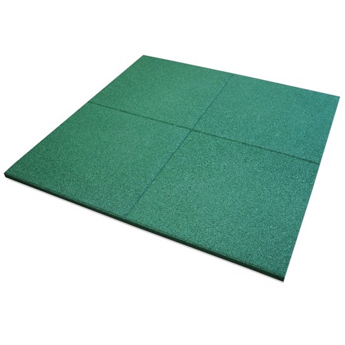 UniSoft Gummifliese Grün 50 x 50 x 3 cm