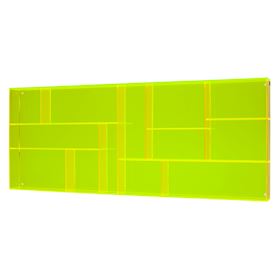 Kleiner Setzkasten gelbes Acryl