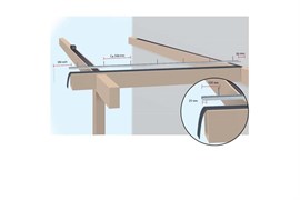 Alu klipseskinne 32mm RIATHERM