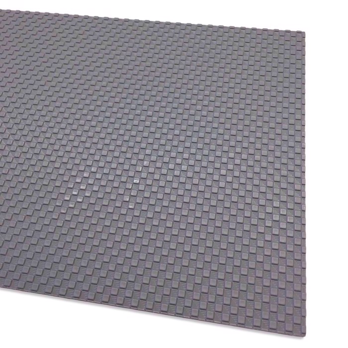 Graue, rutschfeste Hartplastikplatte 300 x 200 cm